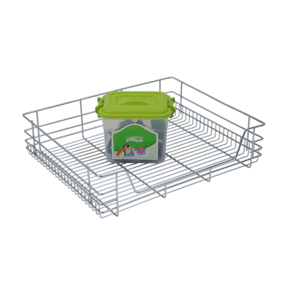 CUPBOARD BASKET (6″ HEIGHT X 15″ WIDTH X 20″ DEPTH) STAINLESS STEEL