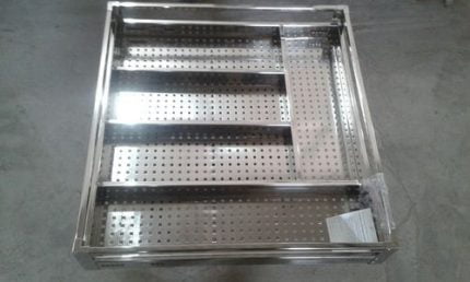 SS Sheet Cutlery Basket
